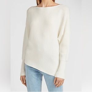 Moving sale - Express Ribbed Asymmetrical Tunic Sweater